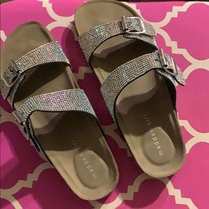 New Madden Girl sparkly sandals
